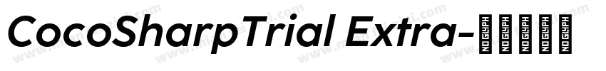 CocoSharpTrial Extra字体转换